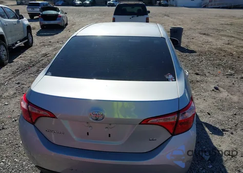 2018 Toyota Corolla Le from USA, damaged, VIN 2T1BURHE4JC995164